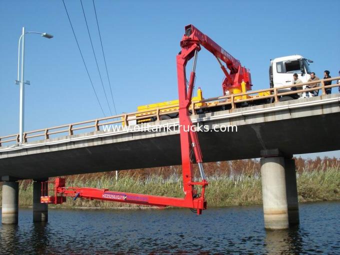 6x4 16M دونغفنغ دلو جسر معدات التفتيش للكشف عن جسر، DFL1250A9