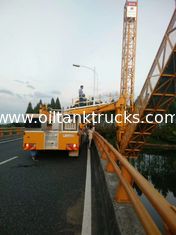 Cross Sound Barrier and 3.5m Cross Sidewalk Bridge Inspection Truck with 7.85m Under Bridge Depth