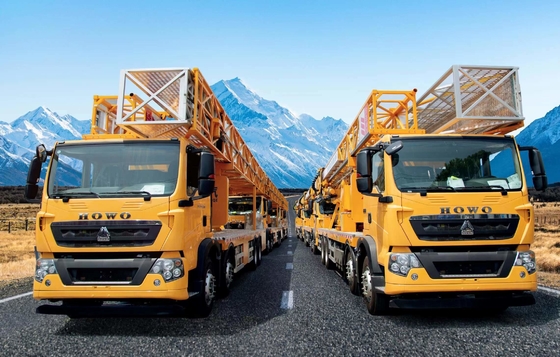 22m  working Platform  type Bridge Inspection Vehicle Single Lane ocuppied